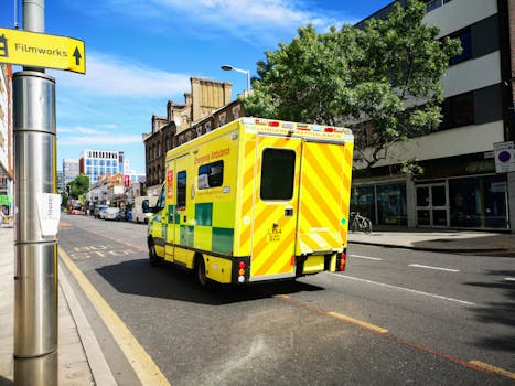 Ambulance met gepaste spoed naar Huizen