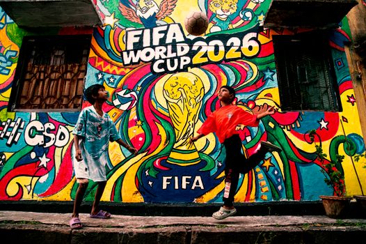 Overzichtsscherm met stand fifa wk 2026 per poule en uitslagen van groepswedstrijden
